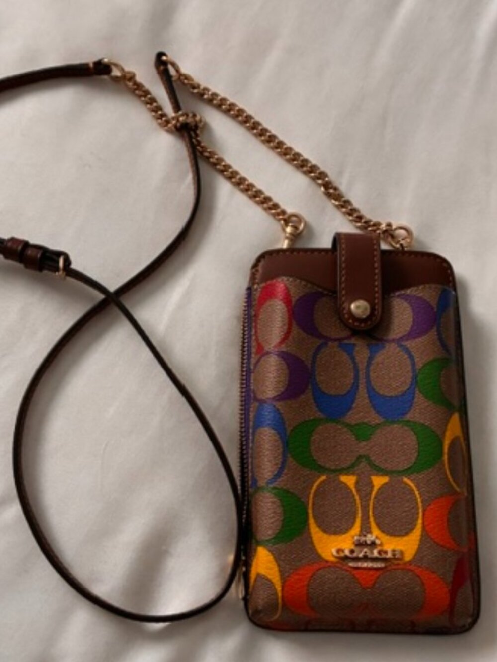 Coach Leather Crossbody Phone Case and Wallet - Never used